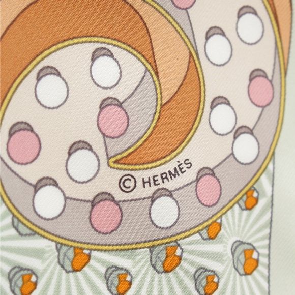 Hermes Carre 45 Petit Carre Hermes Electrique Silk Scarf Hermes Electrique - Picture 8 of 10